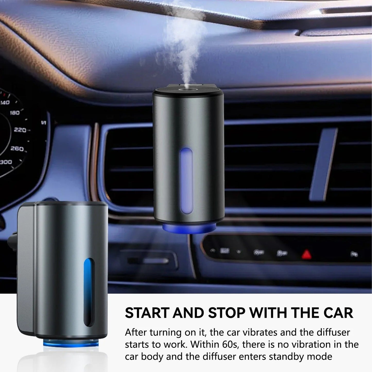 Smart Car Air Freshener | 45 Days Long-Lasting Aroma
